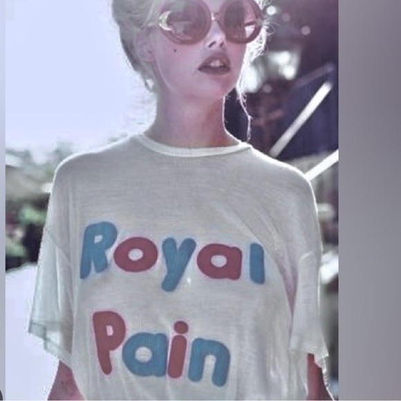 Royal pain wildfox sweater in cream size S - Picture 2 of 4